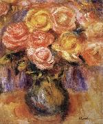 Pierre Renoir Vase of Roses oil